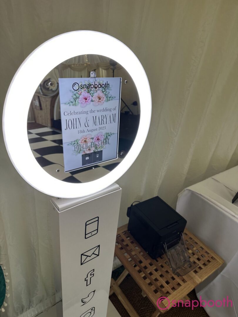 Wedding photo booth fun in Cowley Oxford