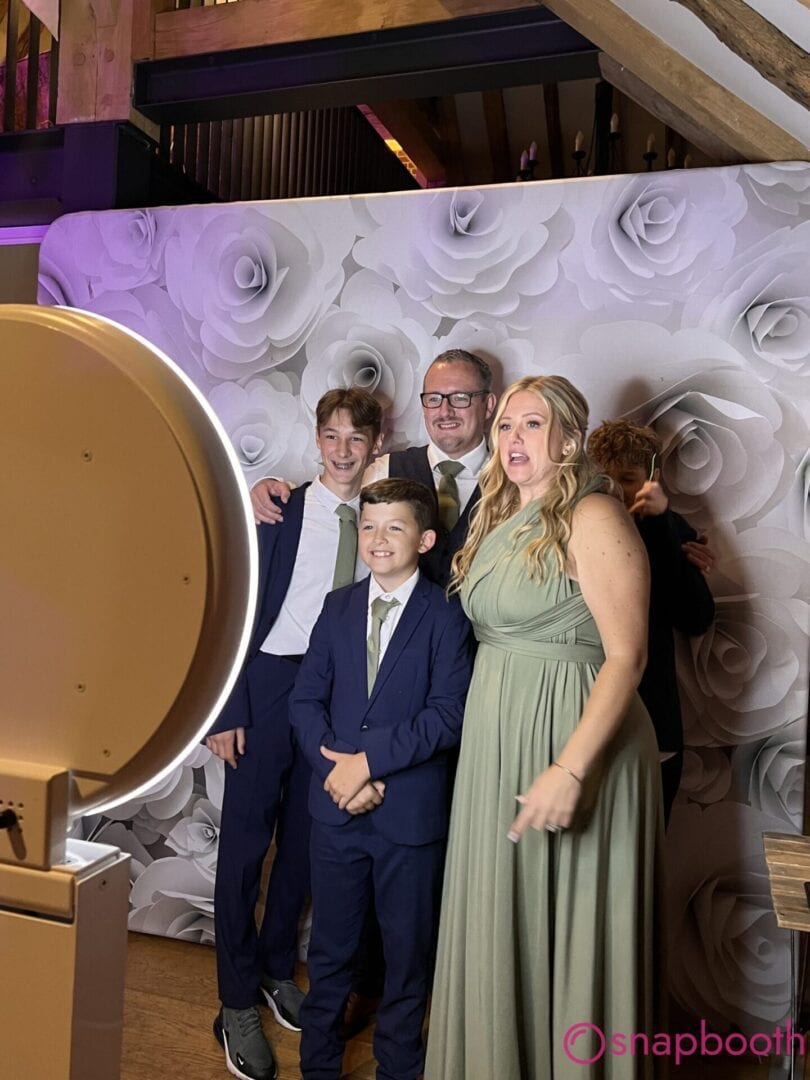 Photo booth fun at a Cadmore End wedding