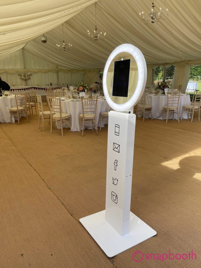 the best summer marquee wedding. Photo booth hire Beaconsfield