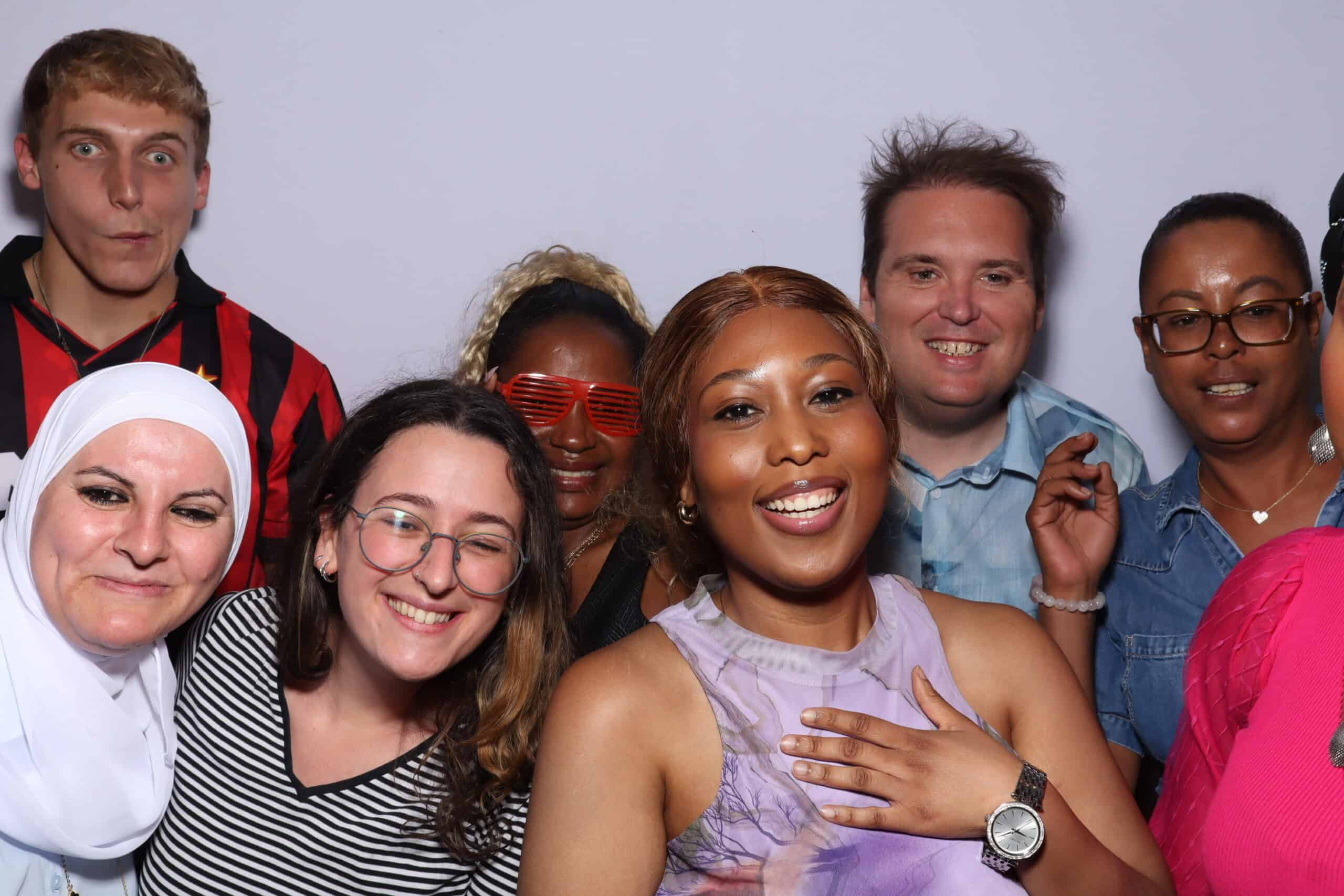 NHS corporate event with photo booth at voco Oxford Thames