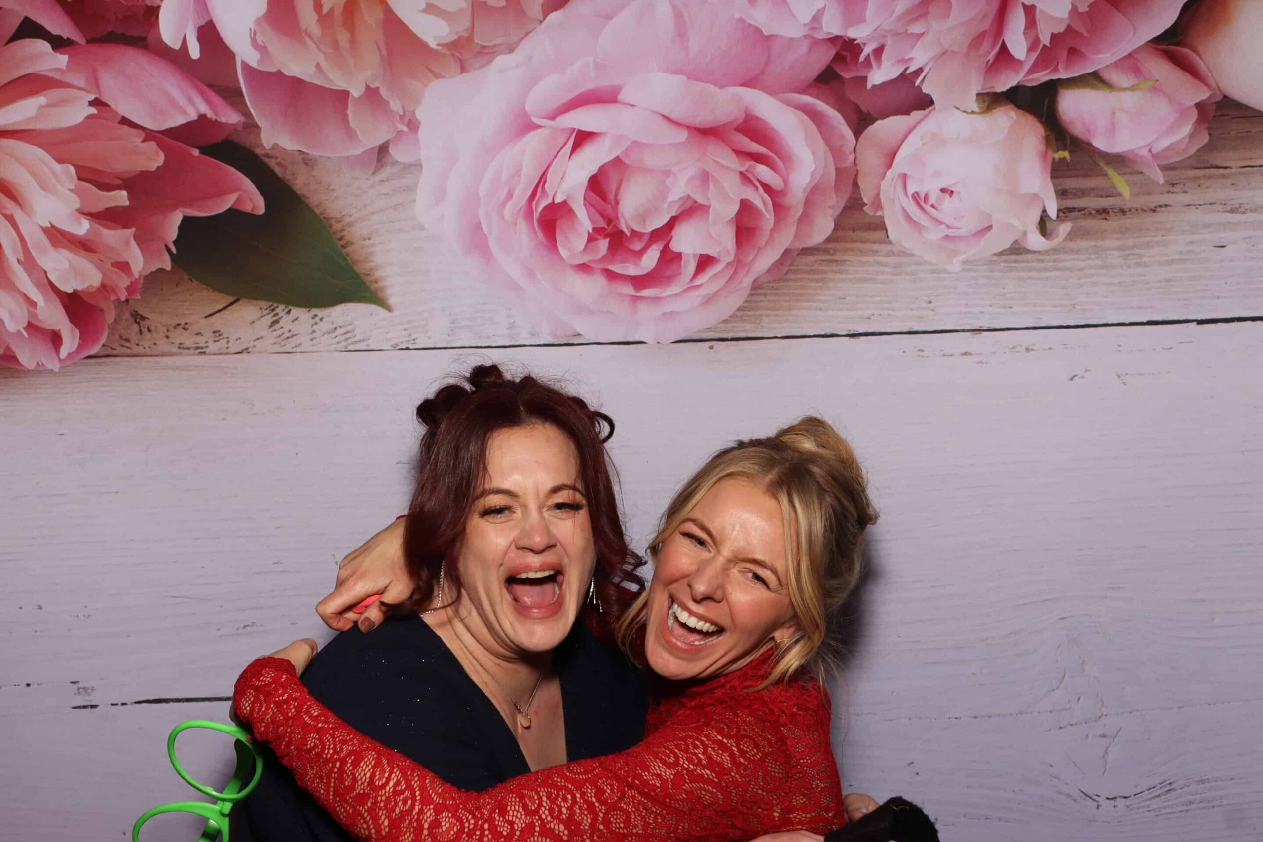 Photo booth hire Taplow - wedding guests enjoying photo booth