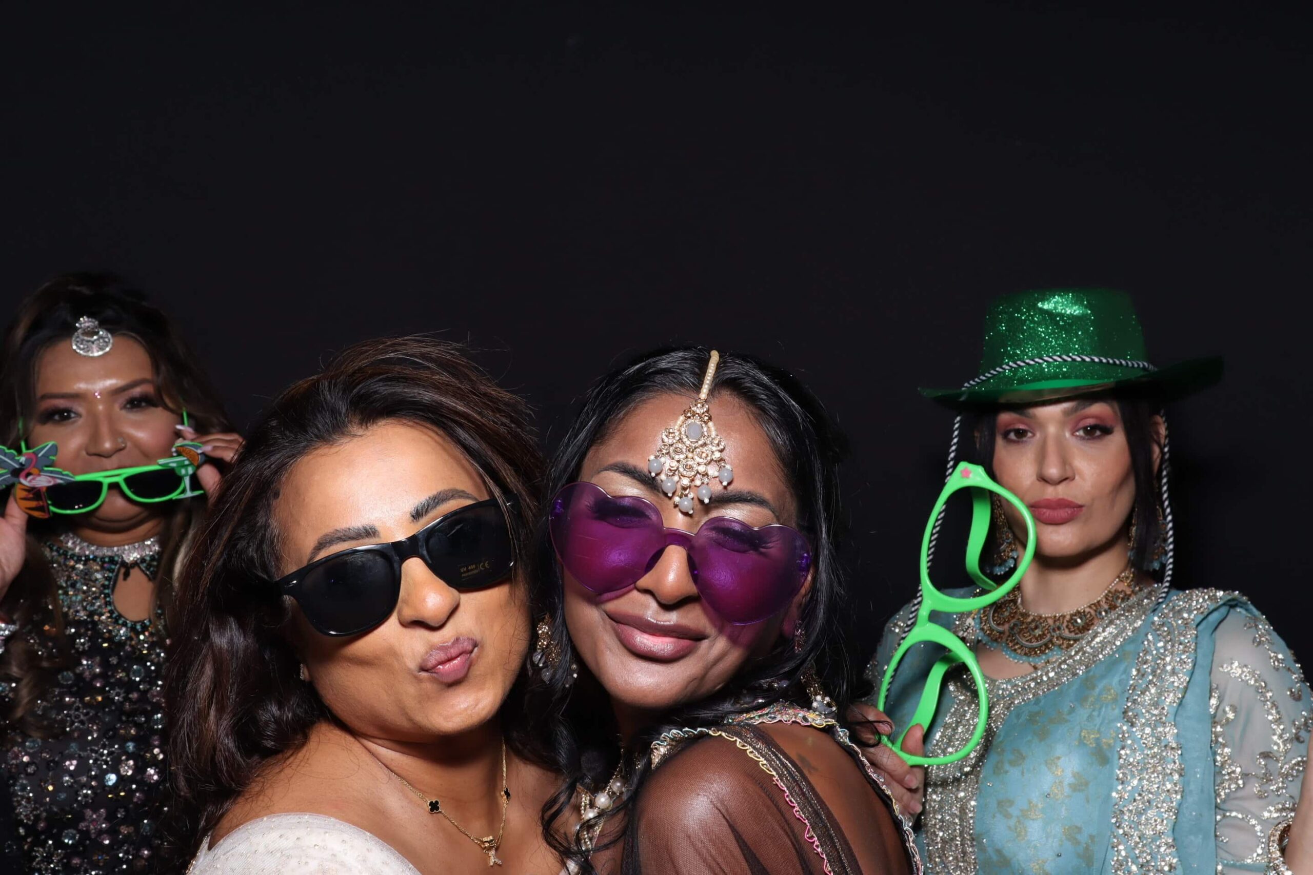 Photo booth hire Letchworth Garden City - guests having fun at celebration